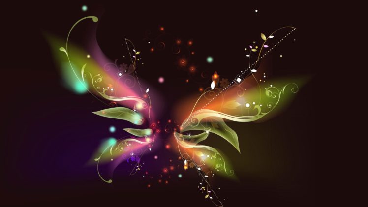 abstract, Butterfly HD Wallpaper Desktop Background