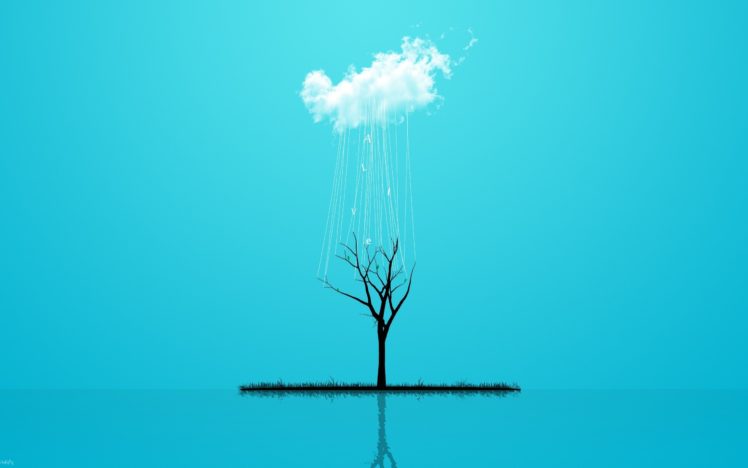 alive, Tree, Blue, Cloud, Rain HD Wallpaper Desktop Background