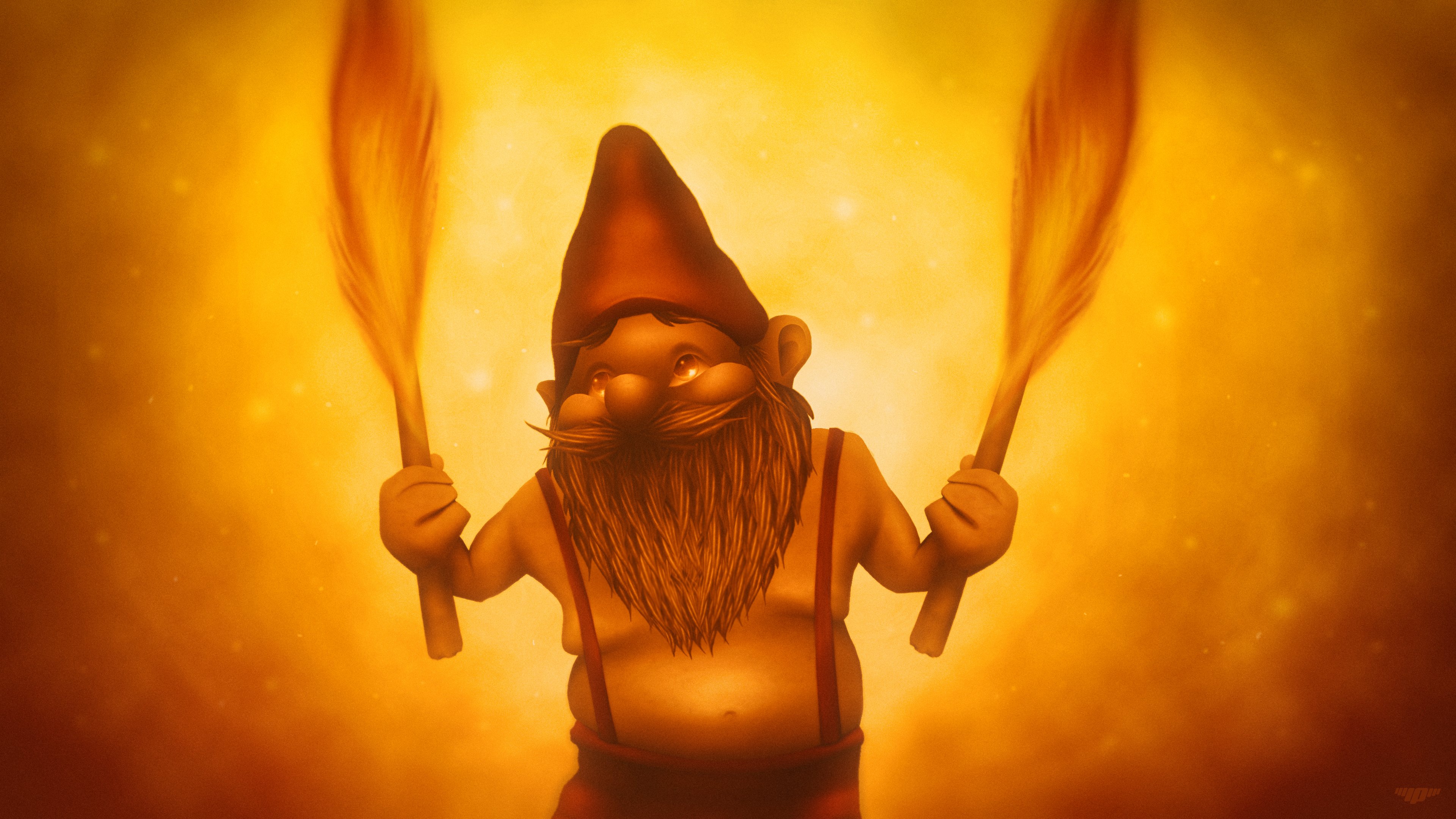fire, Gnome, Gnome, Download, Free, Wallpaper, Fire, On, Fire, Hell, Mac, Pc Wallpaper