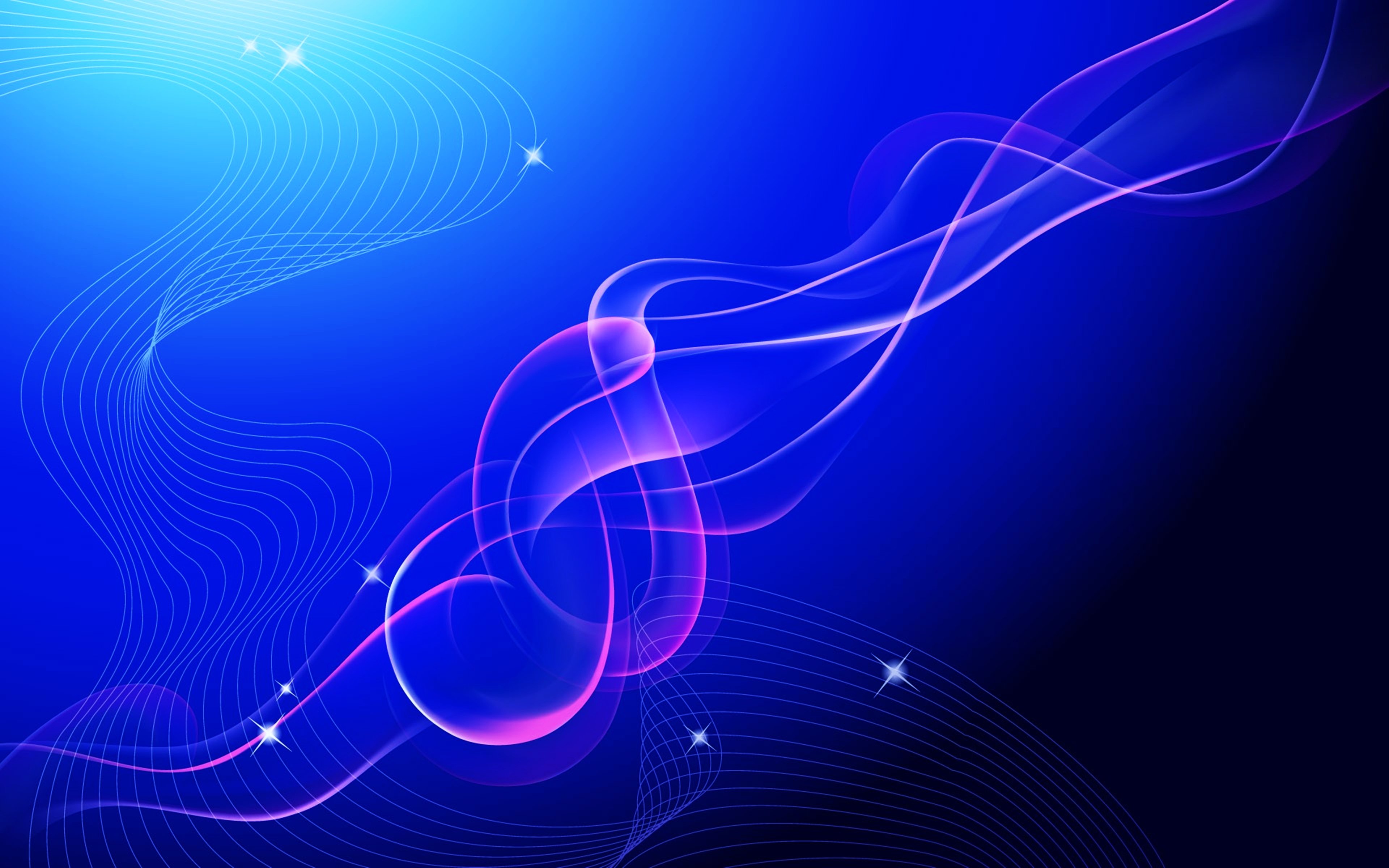 background, Wallpapers, Blue, Stars, Lights, Abstract Wallpaper