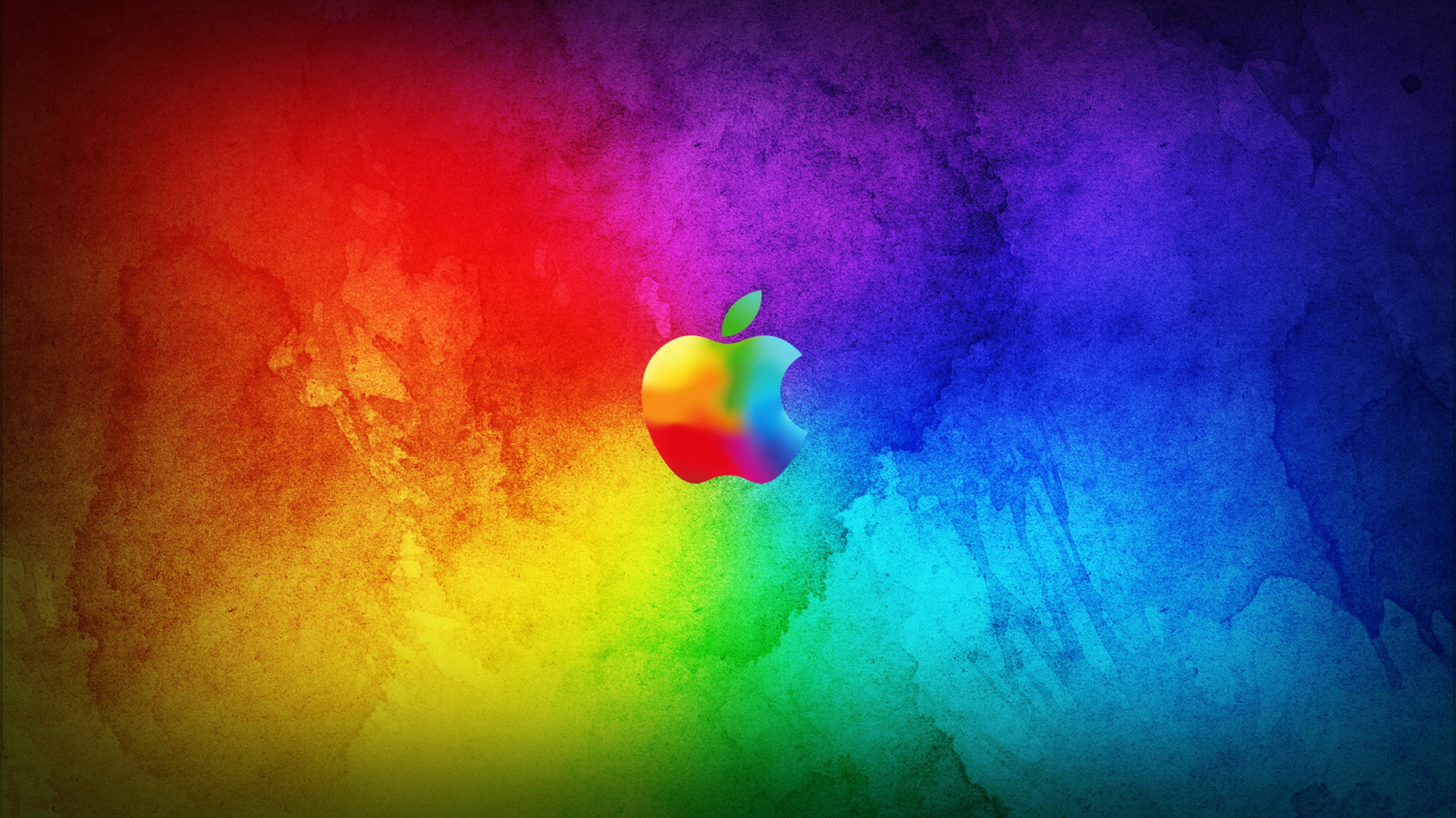 apple, Background, Colorful, Colors, Logo, Wallpapers, Abstract Wallpaper
