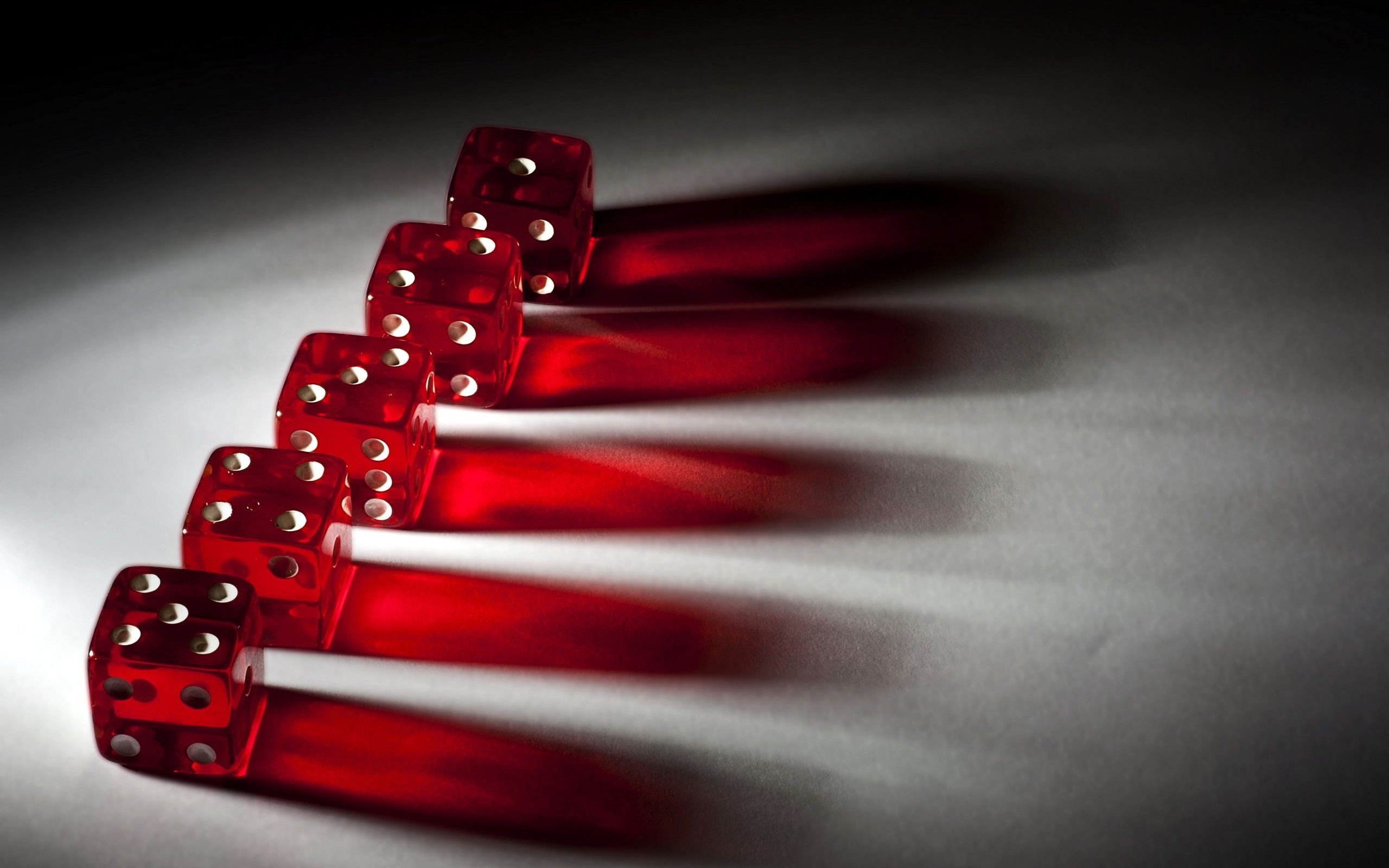 five, Red, Dices Wallpaper