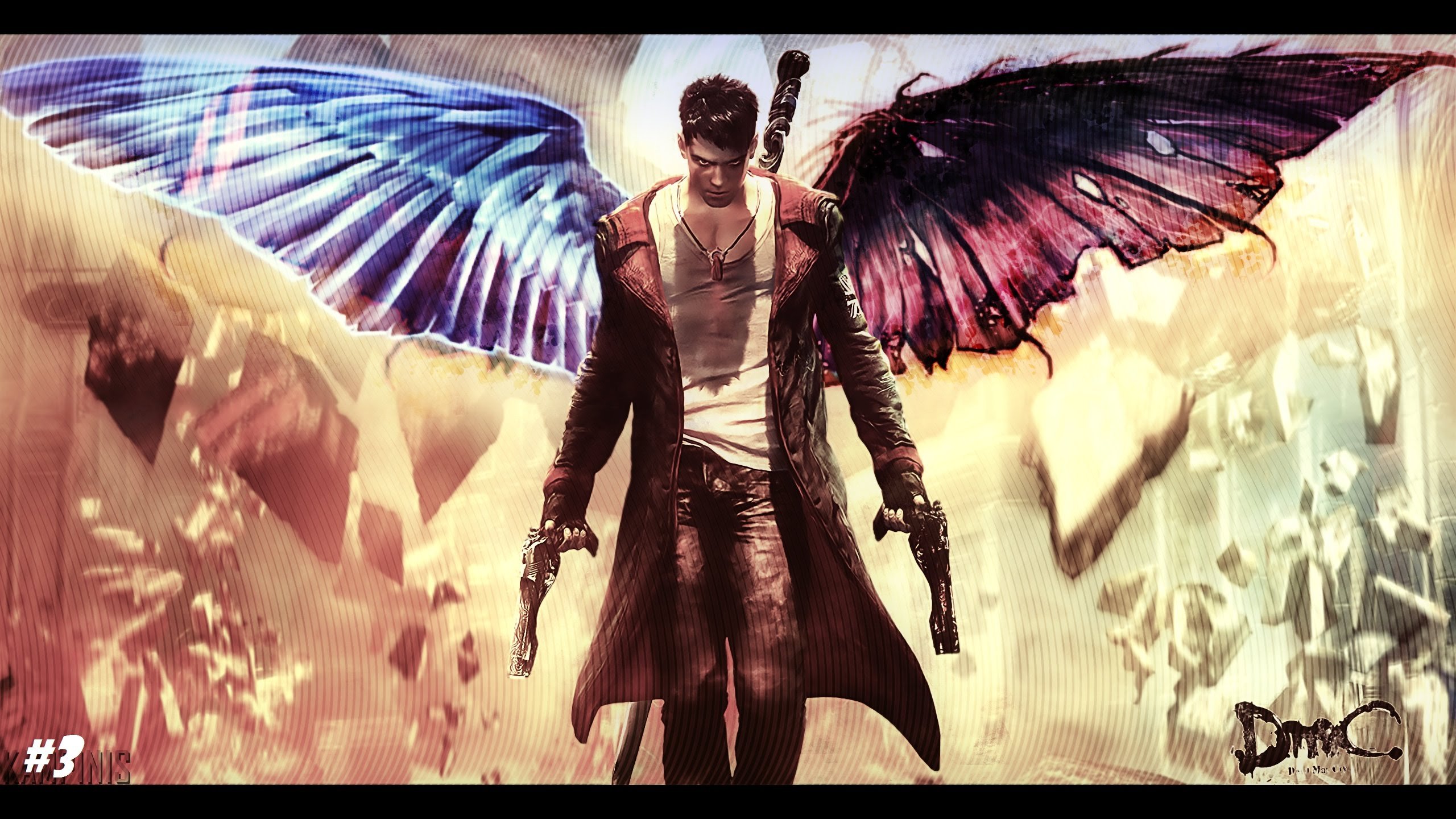 devil, May, Cry, Dmc, Fantasy, Action, Adventure, Fighting, Warrior, Martial, Arts Wallpaper