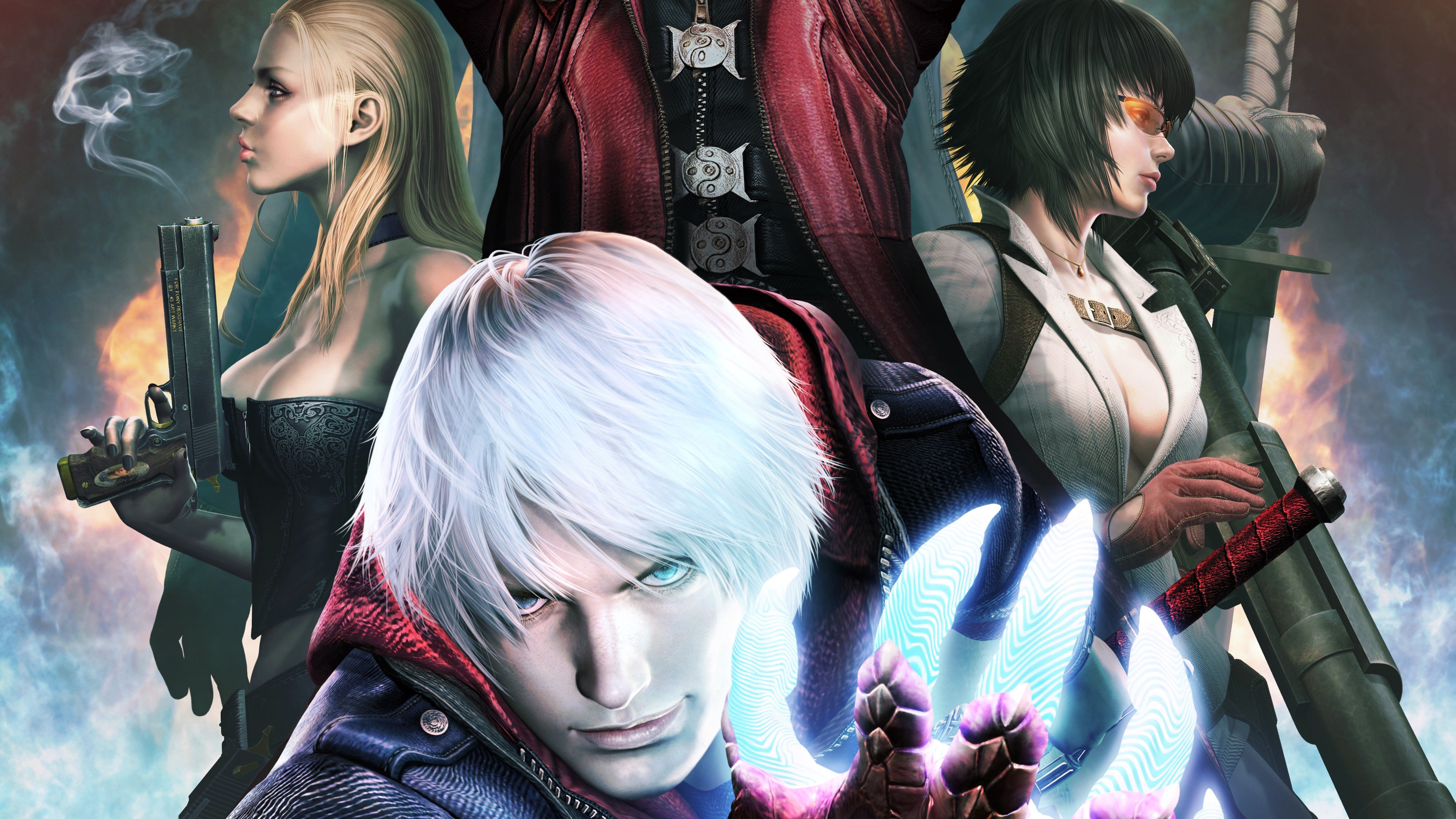 devil, May, Cry, Dmc, Fantasy, Action, Adventure, Fighting, Warrior, Martial, Arts Wallpaper