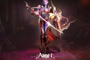 aion, The, Tower, Of, Eternity, Girl, Skull, Magic, Fire, Monster