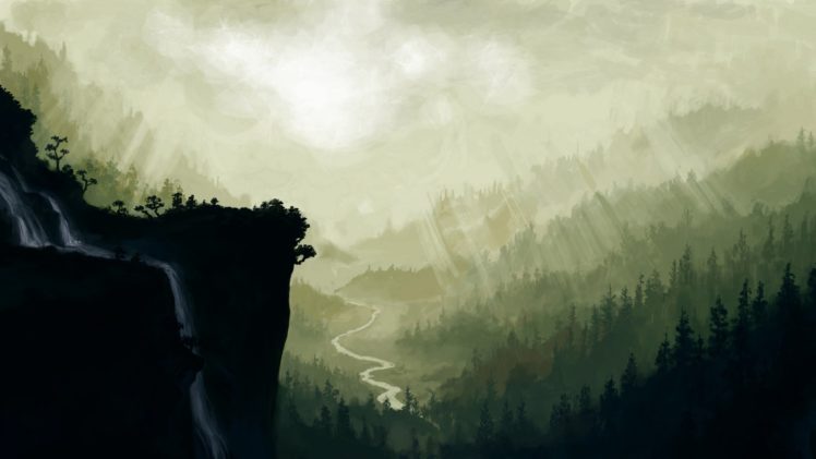 fantasy, Art, Artwork, Landscape, Nature HD Wallpaper Desktop Background