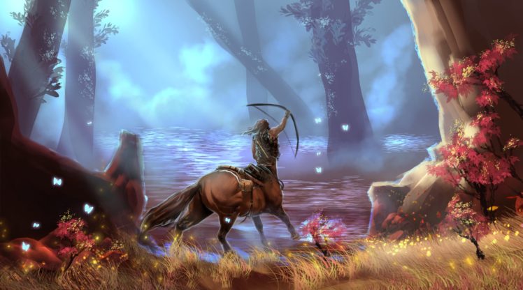 fantasy, Art, Artwork, Creature, Centaur, Warrior, Archer HD Wallpaper Desktop Background