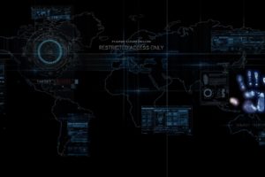 computer, Digital, World, Map