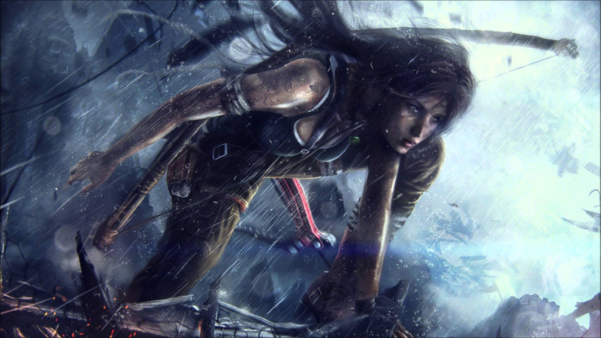 rise, Tomb, Raider, Lara, Croft, Action, Adventure, Fantasy, Warrior Wallpaper