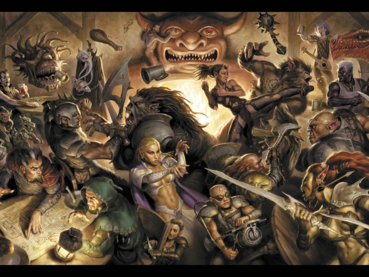 dungeons, Dragons, Forgotten, Realms, Magic, 1scl, Rpg, Action, Adventure, Puzzle, Fantasy, Warrior, Dragon HD Wallpaper Desktop Background