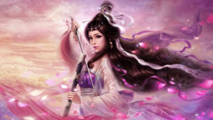 fantasy, Artwork, Art, Women, Girl, Girls, Female, Warrior HD Wallpaper Desktop Background