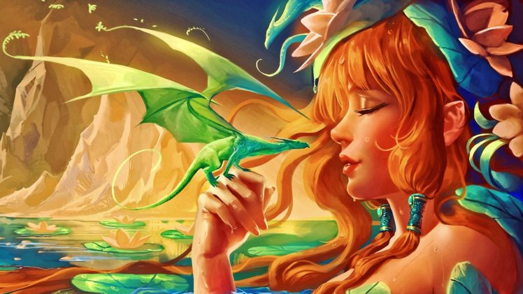 fantasy, Artwork, Art, Women, Girl, Girls, Female HD Wallpaper Desktop Background