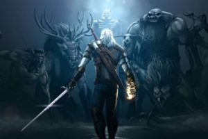 witcher, 3, Wild, Hunt, Fantasy, Action, Fighting, Warrior, Dark