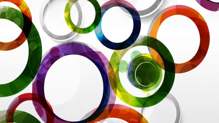 abstracto, Rings, Aros, Colores HD Wallpaper Desktop Background