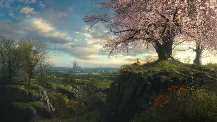 landscape, Tree, Beauty, Nature, Fantasy HD Wallpaper Desktop Background