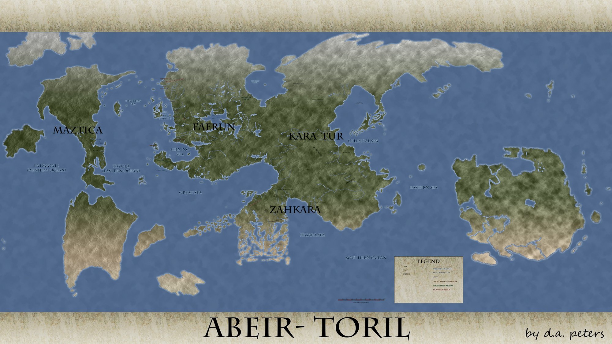 high res faerun map