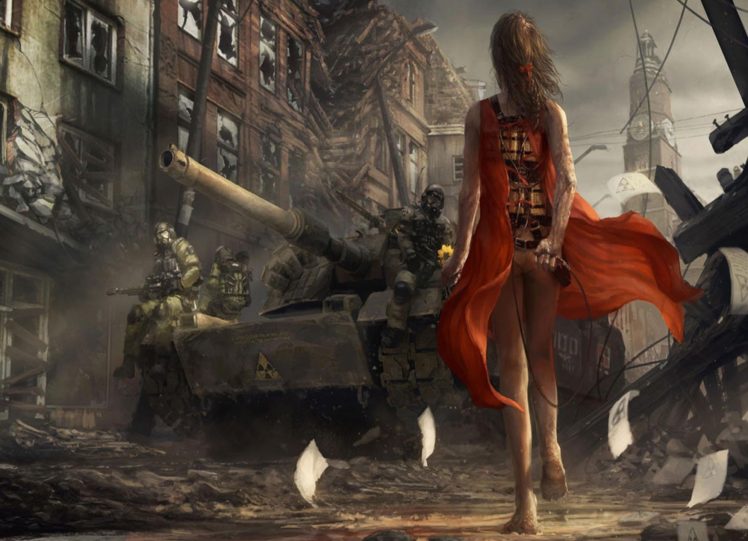 war, Bomb, Red, Dress HD Wallpaper Desktop Background