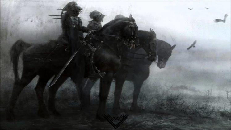 art, Grass, Riders, Knights, Armor HD Wallpaper Desktop Background