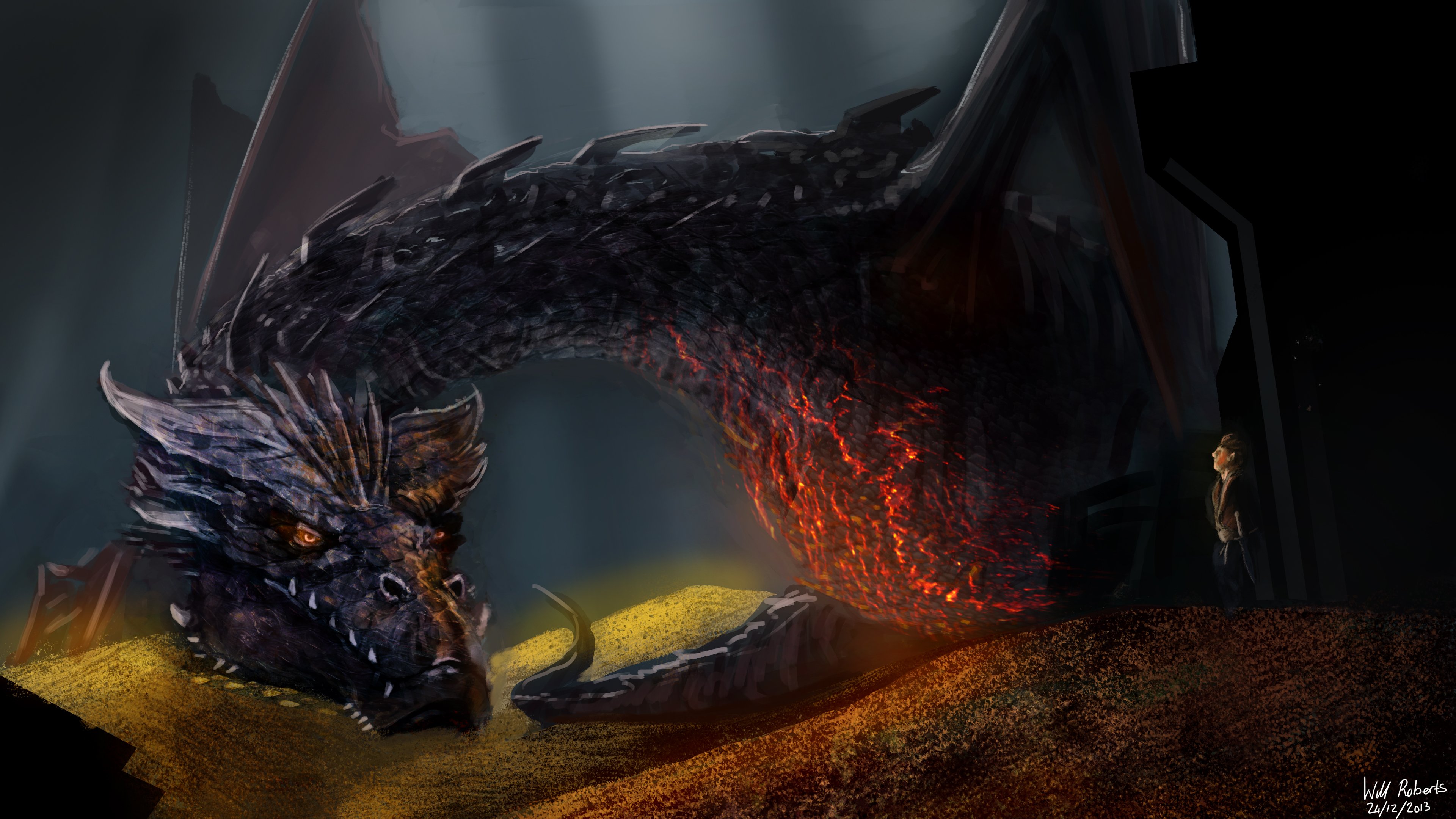 🔥 Free download Smaug wallpaper by fmpm [1323x603] for your Desktop,  Mobile & Tablet | Explore 48+ Smaug Wallpaper, Smaug Wallpaper, Smaug  Wallpaper HD, Smaug The Dragon Wallpaper