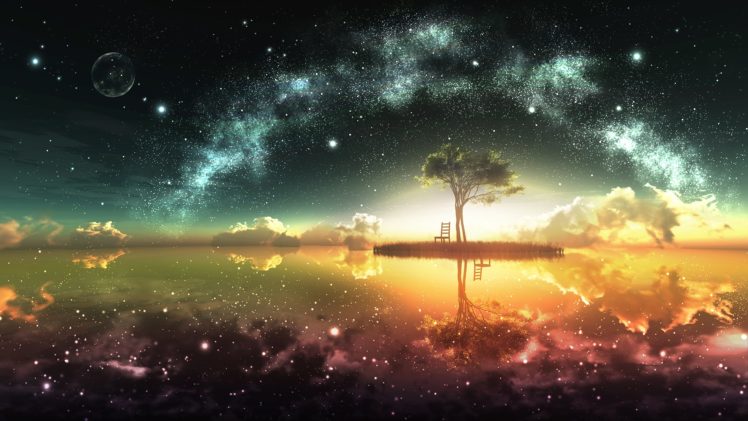 landscape, Tree, Magic, Sky, Cloud, Color HD Wallpaper Desktop Background
