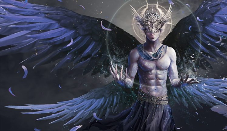 original, Fantasy, Angel, Wings, Magic, Feather, Male HD Wallpaper Desktop Background