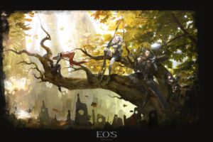 echo, Of, Soul, Fantasy, Mmo, Rpg, Online, Action, Fighting, 1eos, Warrior, Poster