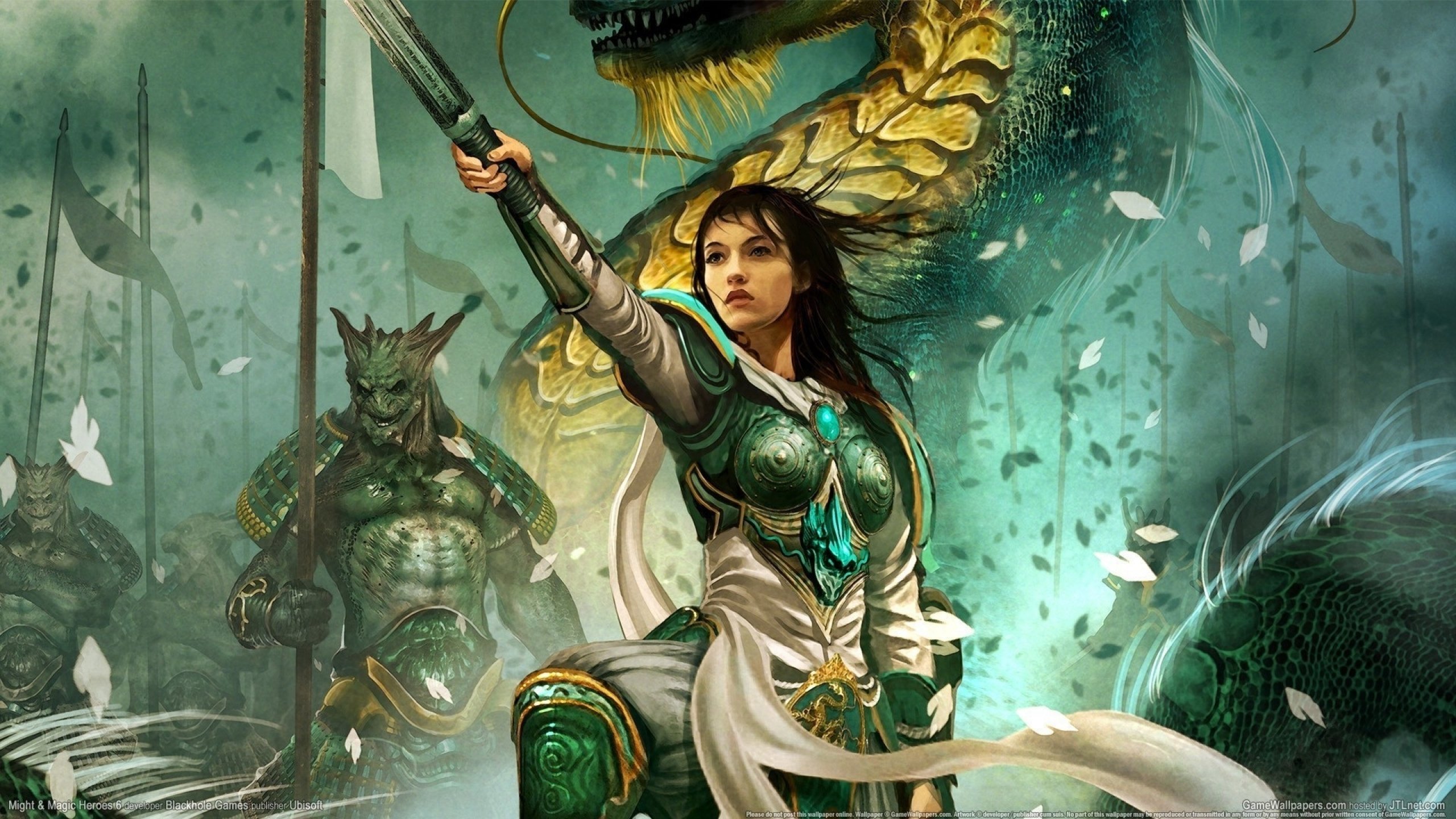 heroes, Might, Magic, Strategy, Fantasy, Fighting, Adventure, Action, Online, 1hmm, Warrior, Girl Wallpaper