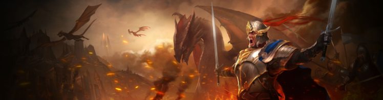 stormfall, Medieval, Online, Strategy, Fantasy, Fighting, Action, 1sfall, Mmo, Rts, Warrior, Dragon HD Wallpaper Desktop Background