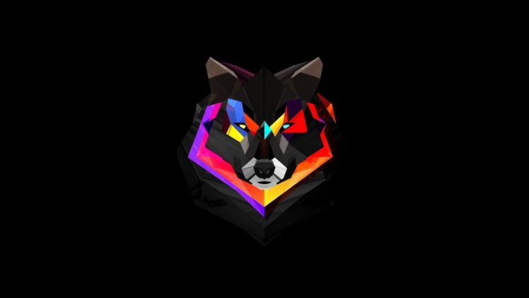 wolf, Wolves, Predator, Carnivore, Artwork, Psychedelic HD Wallpaper Desktop Background