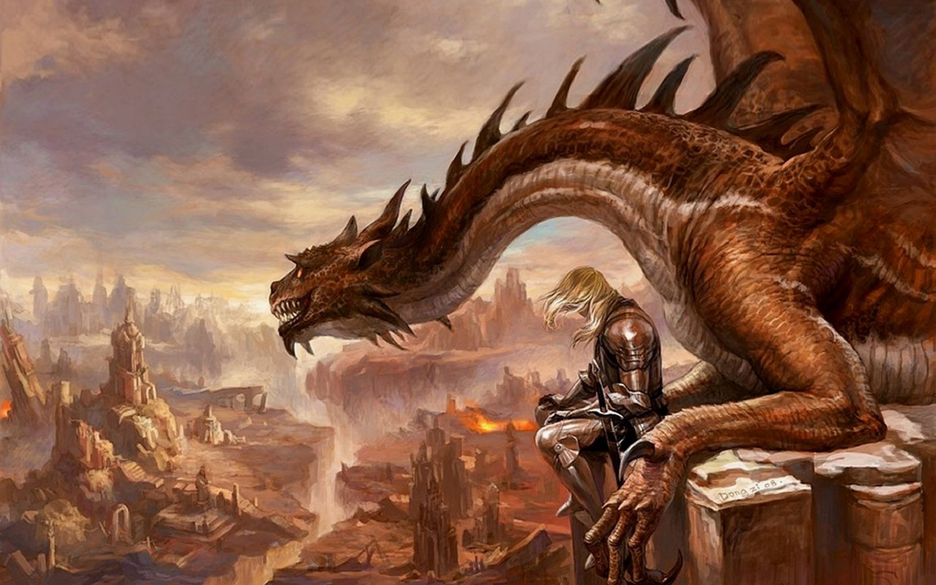 dragon, Fantasy, Artwork, Art, Dragons Wallpapers HD / Desktop and