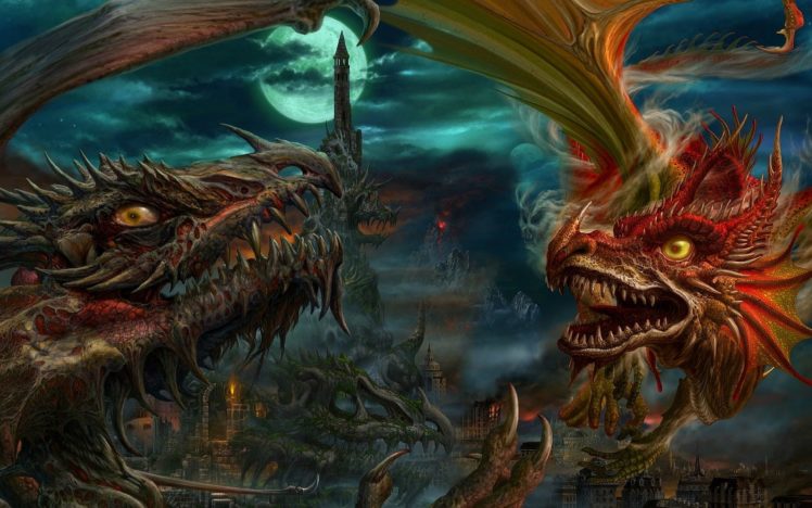 dragon, Fantasy, Artwork, Art, Dragons HD Wallpaper Desktop Background
