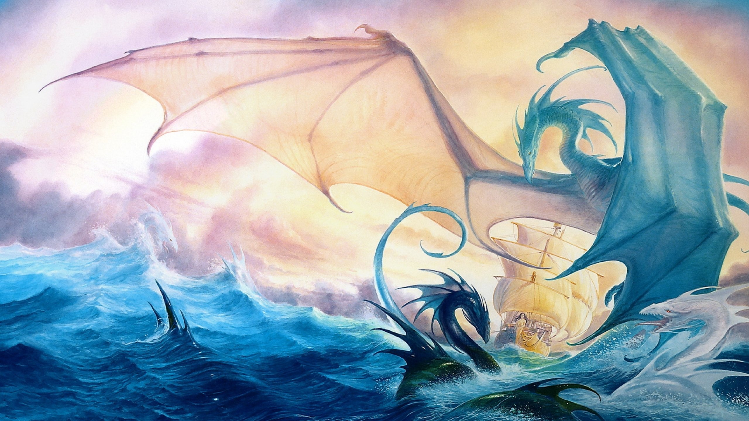 dragon, Fantasy, Art, Artwork, Dragons Wallpaper