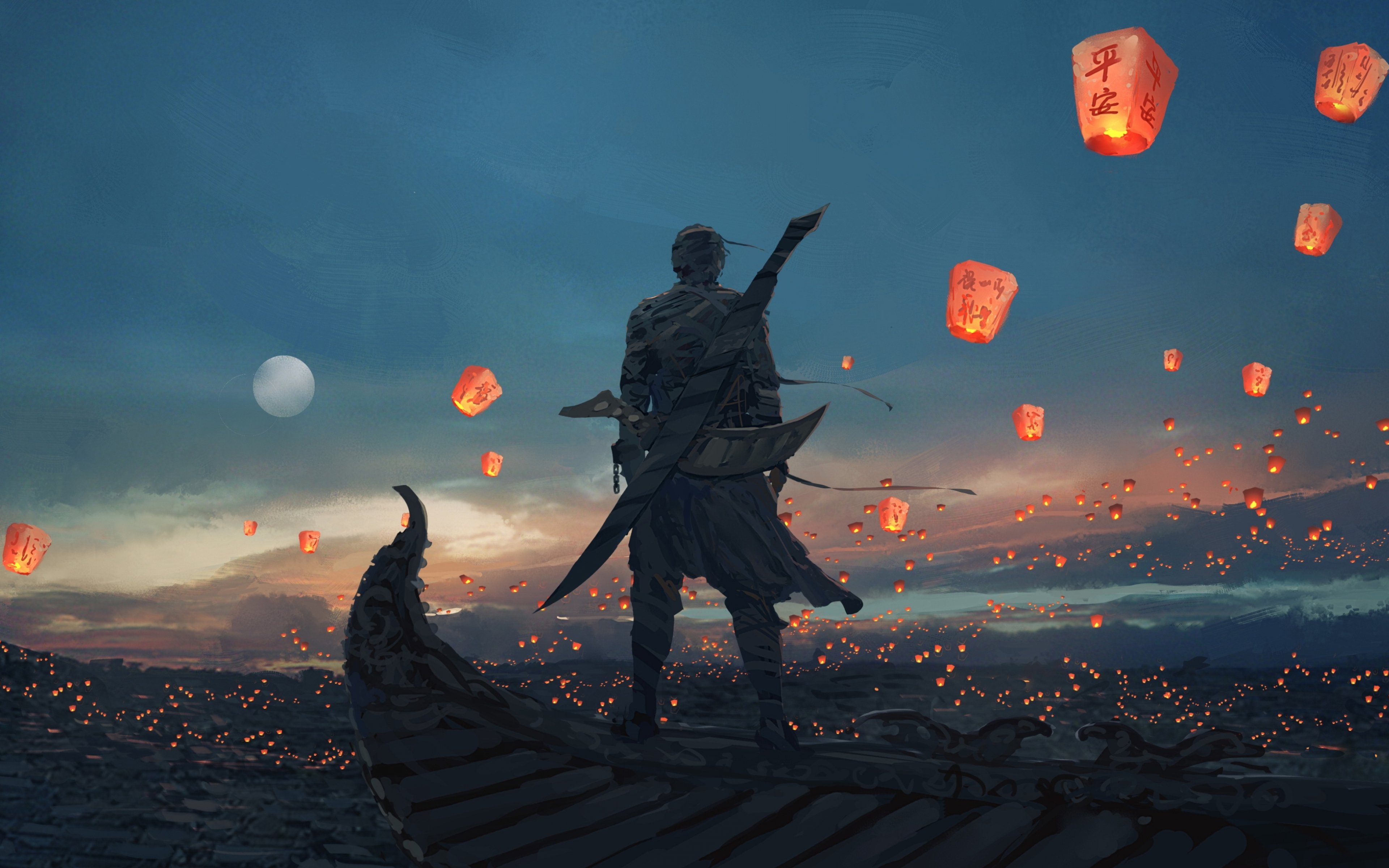 fantasy, Artwork, Art, Warrior Wallpaper