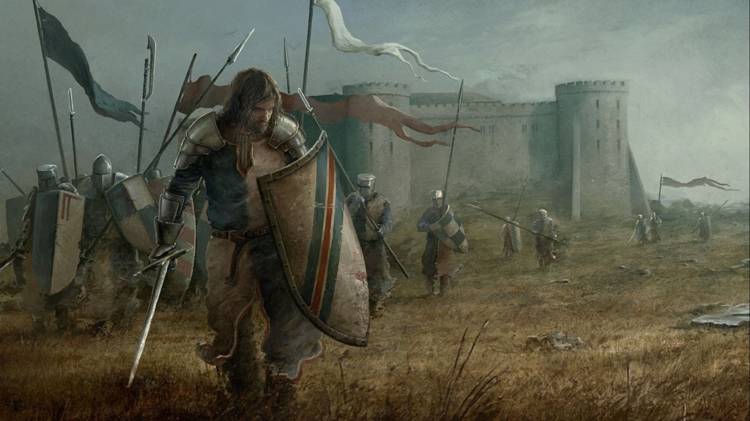 knight, Warrior, Art, Artwork Wallpaper