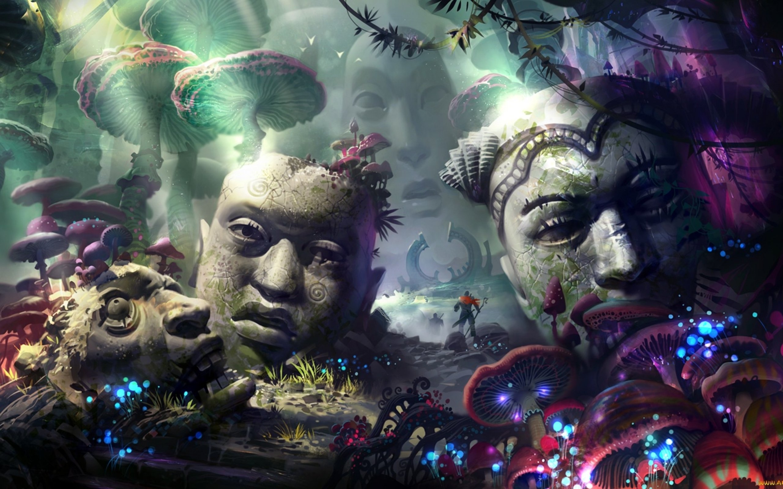 fantasy, Landscape, Art, Artwork, Nature, Scenery Wallpaper