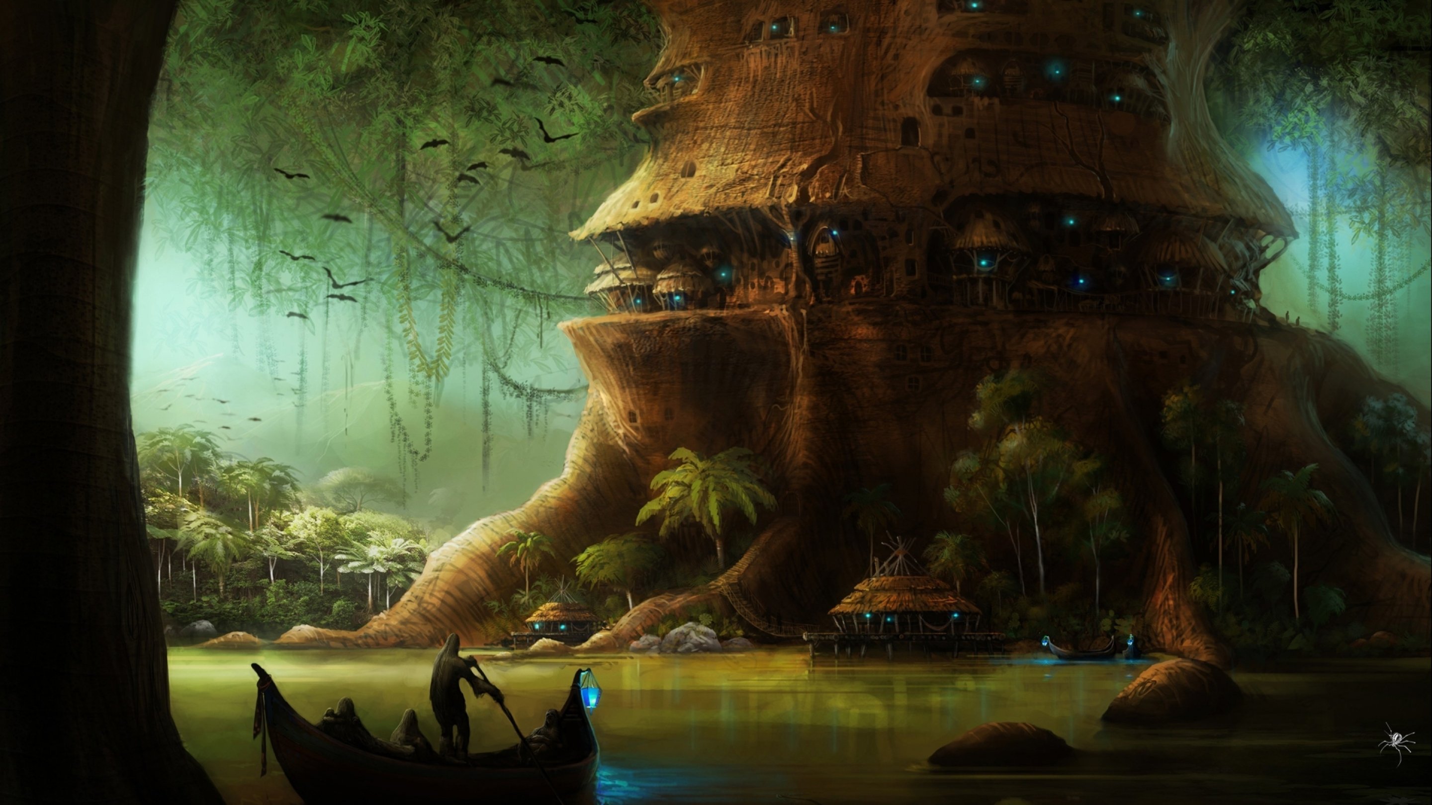 fantasy, Landscape, Art, Artwork, Nature, Scenery Wallpaper