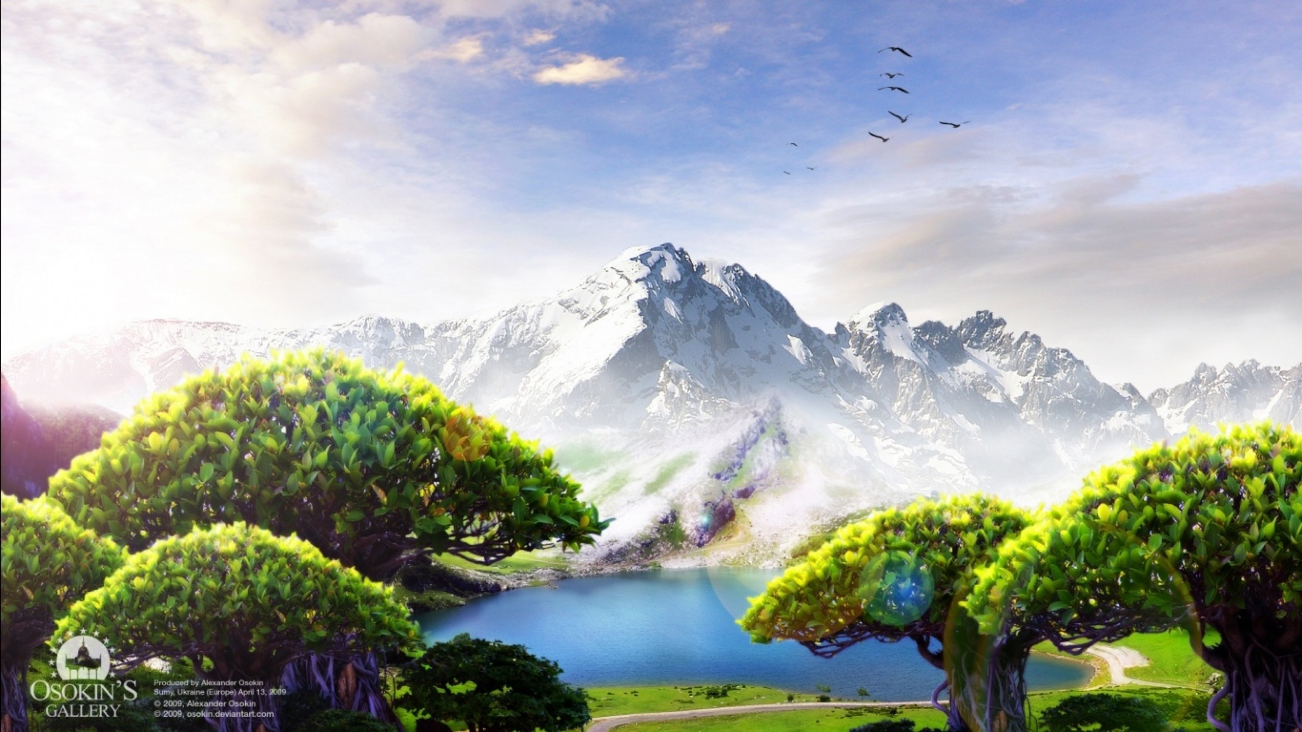 fantasy, Landscape, Art, Artwork, Nature, Scenery Wallpaper