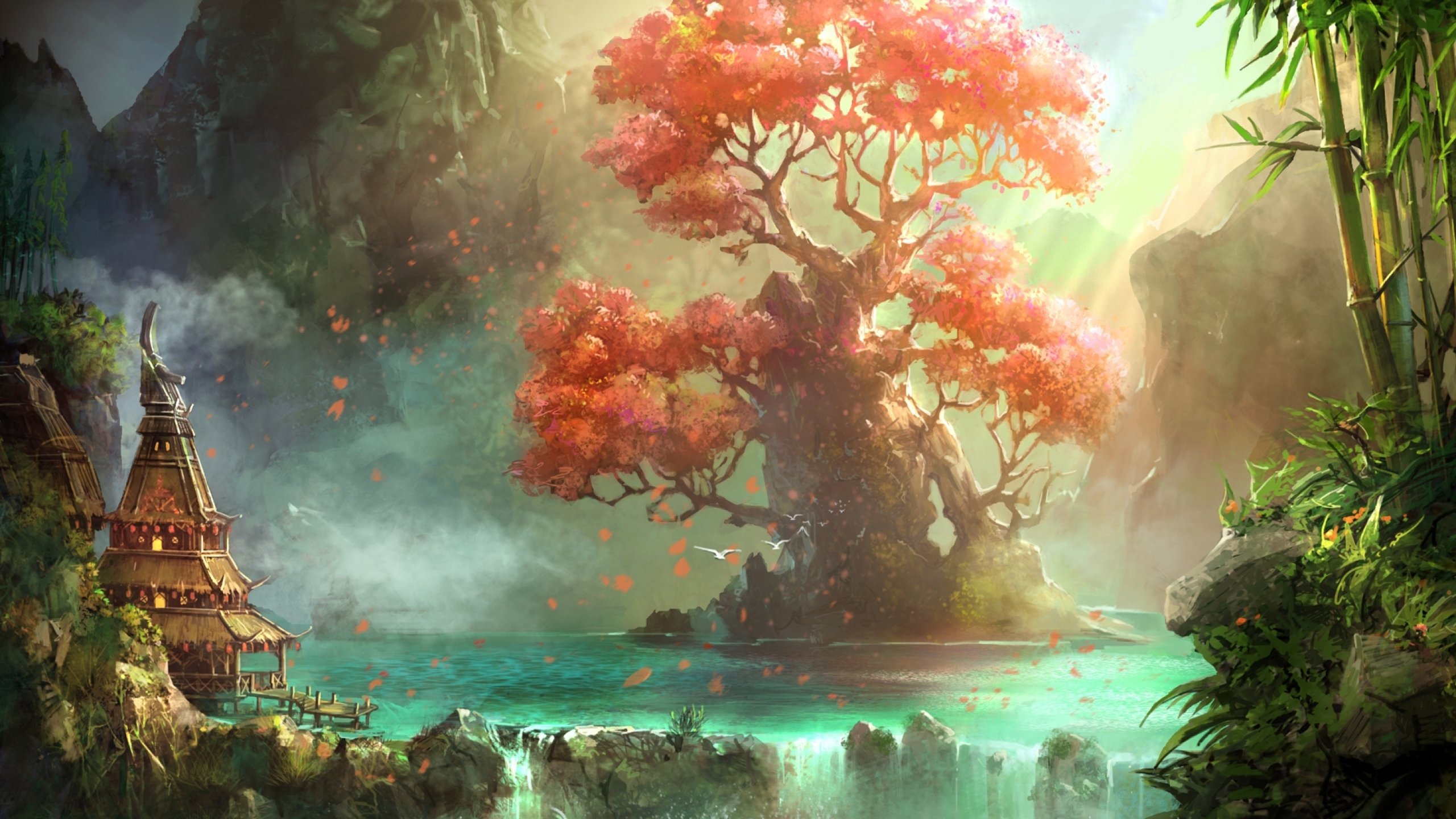 fantasy Landscape Art  Artwork  Nature Scenery 