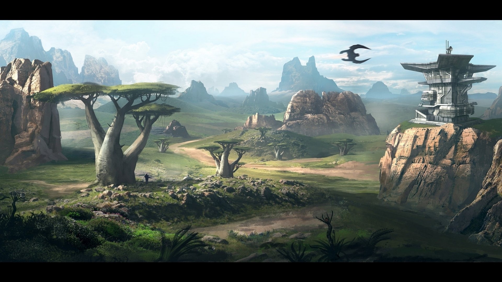 fantasy, Landscape, Art, Artwork, Nature Wallpaper