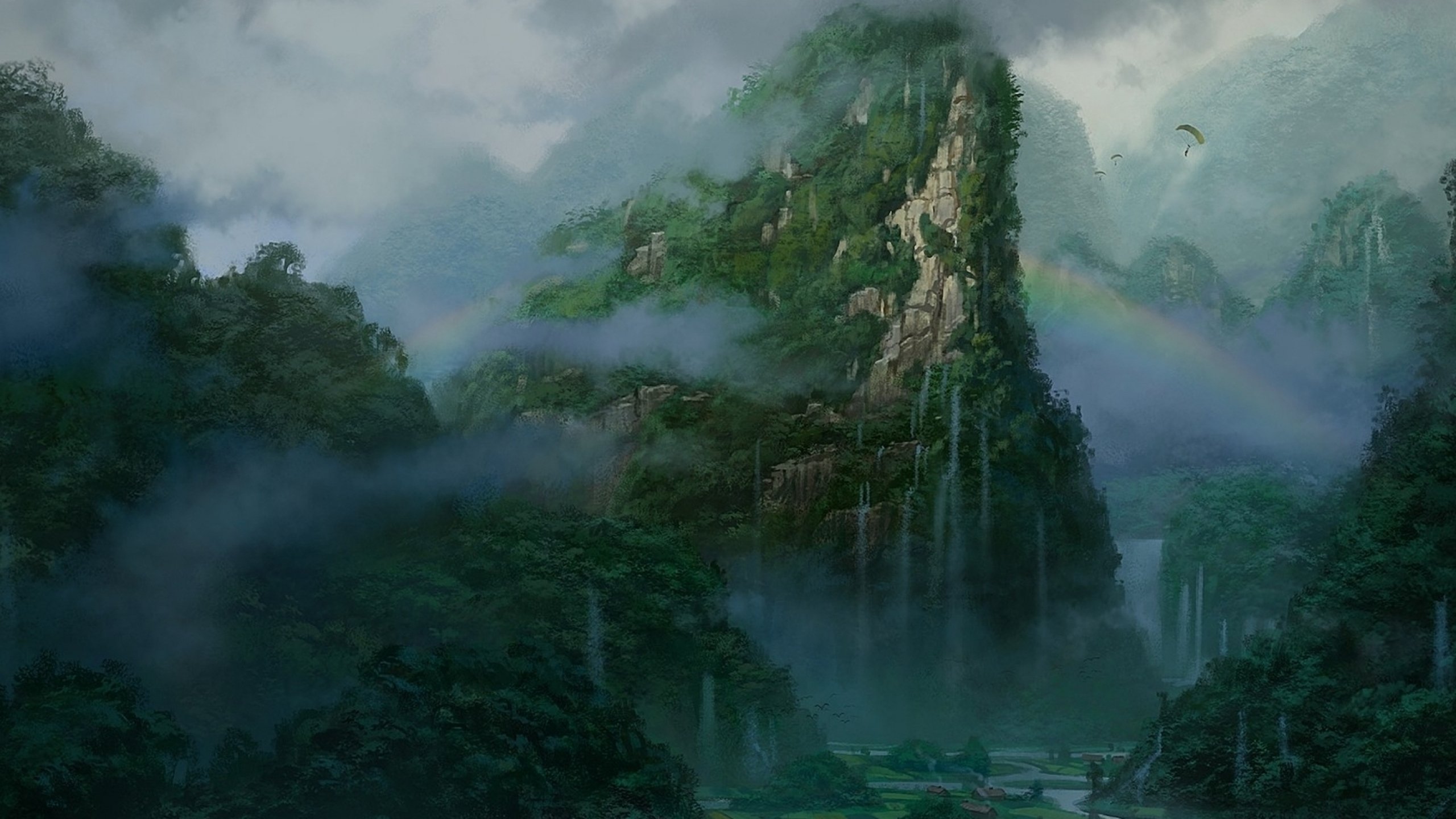 fantasy, Landscape, Art, Artwork, Nature Wallpaper