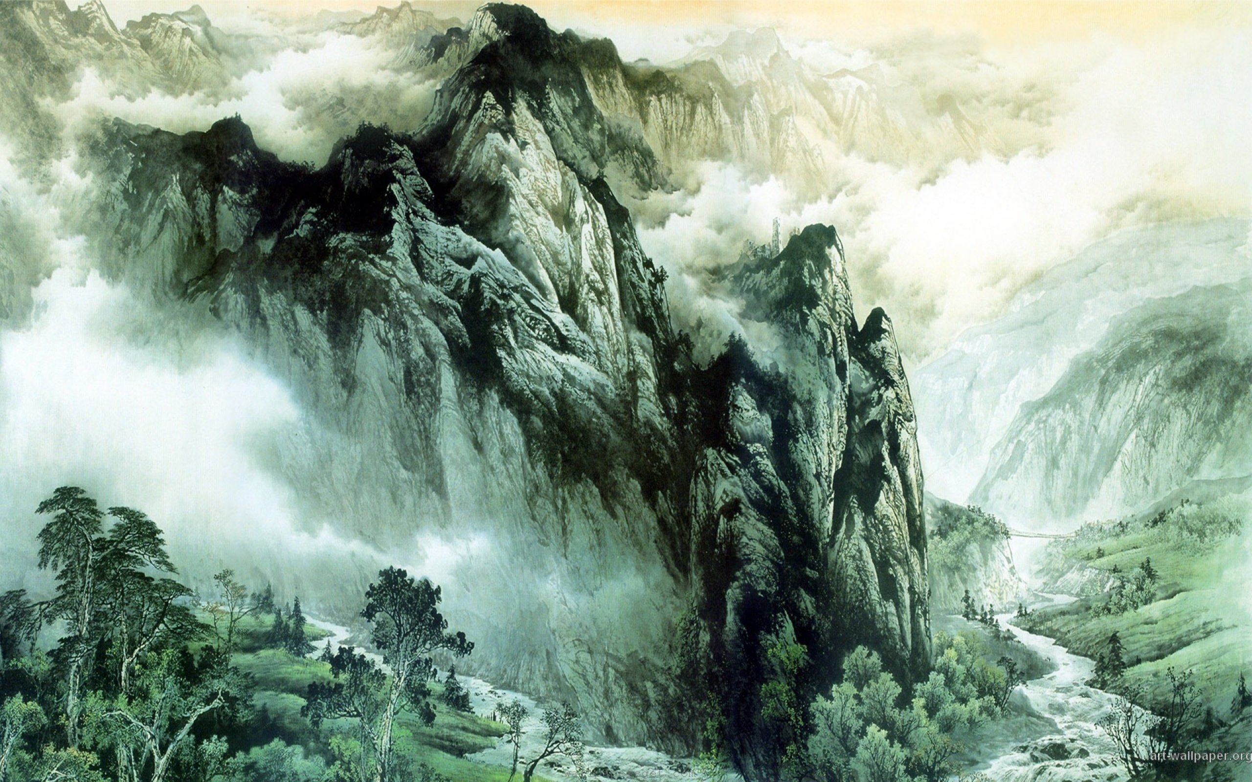 fantasy, Landscape, Art, Artwork, Nature Wallpaper