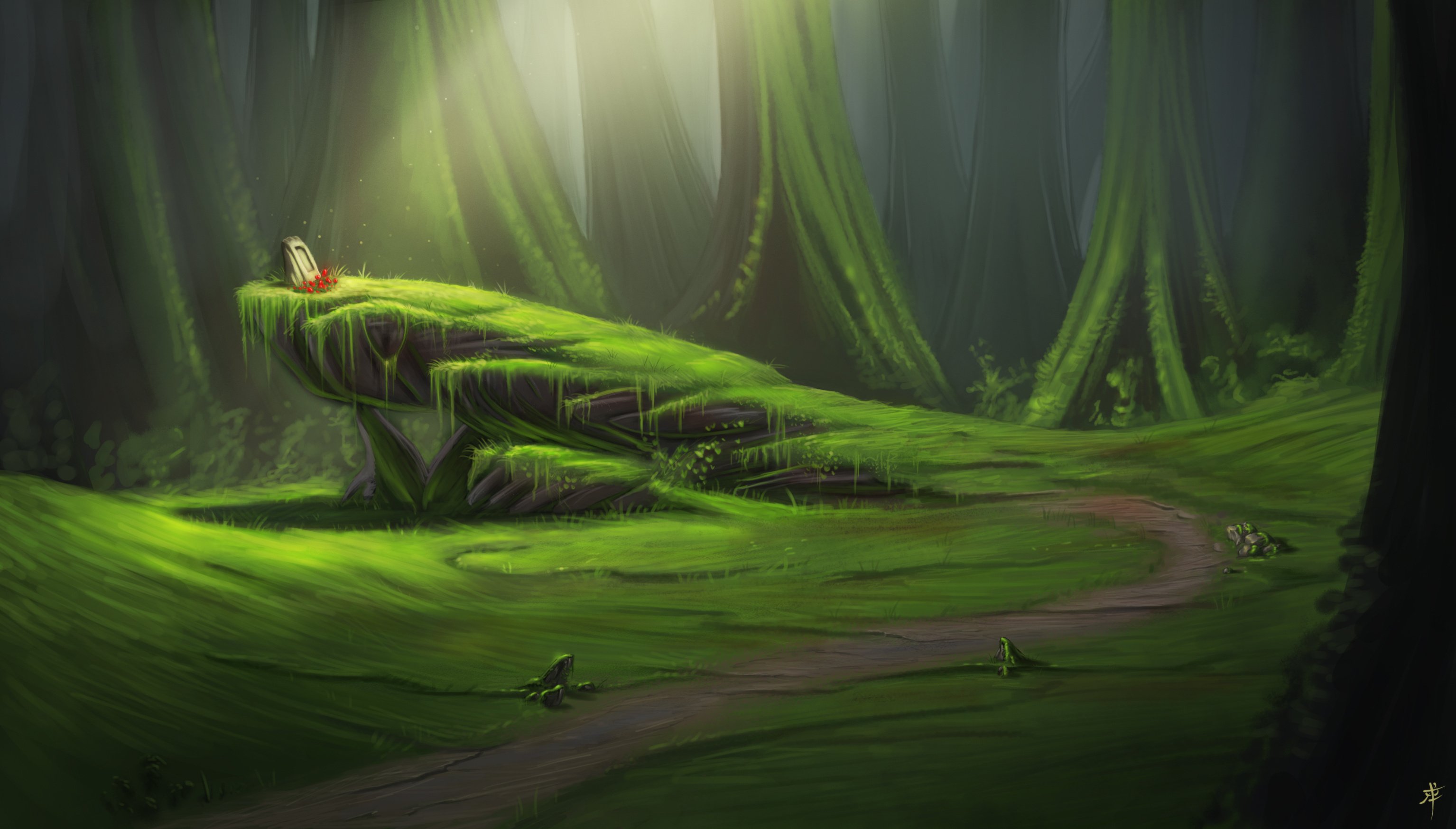 fantasy, Landscape, Art, Artwork, Nature Wallpaper