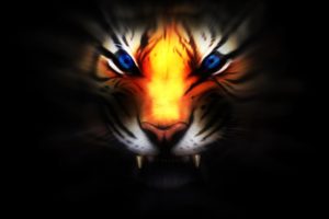 fantasy, Tiger, Animal, Predator, Art, Artistic