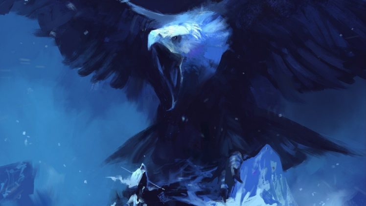 fantasy, Bird, Art, Artistic, Creature, Eagle HD Wallpaper Desktop Background