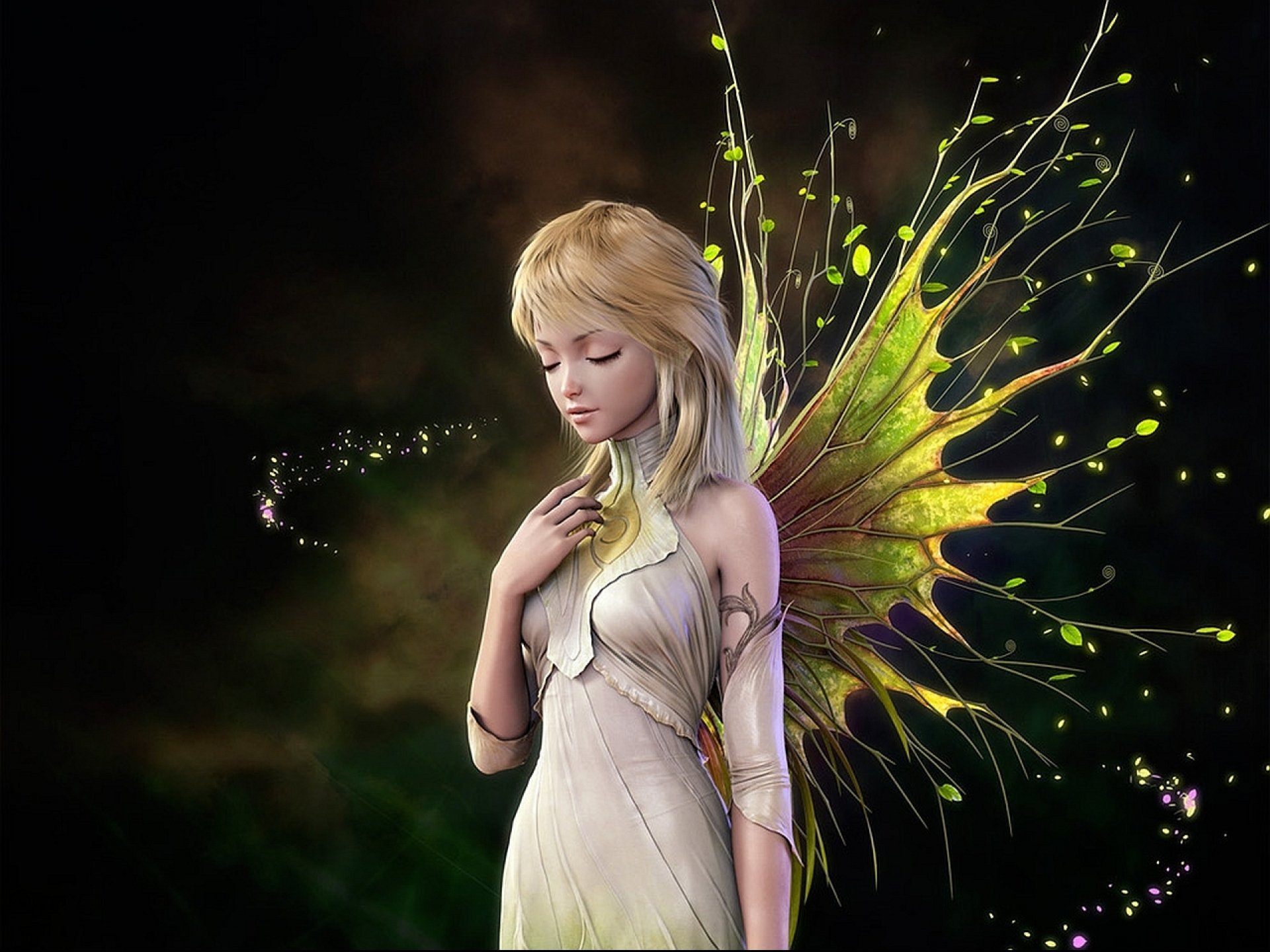 fairy, Fairies, Fantasy, Girl, Art, Artwork Wallpaper