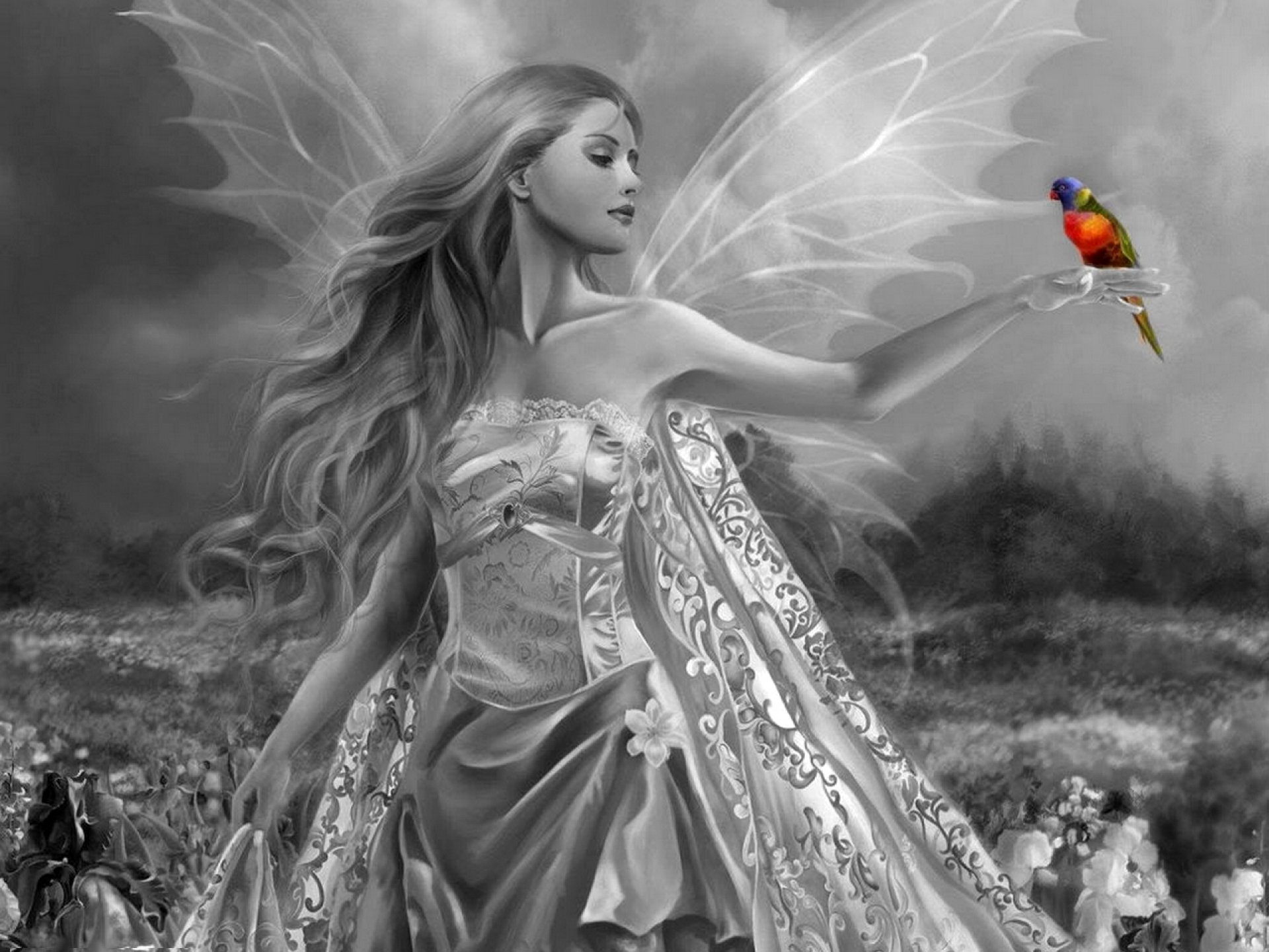 fairy, Fairies, Fantasy, Girl, Art, Artwork Wallpaper