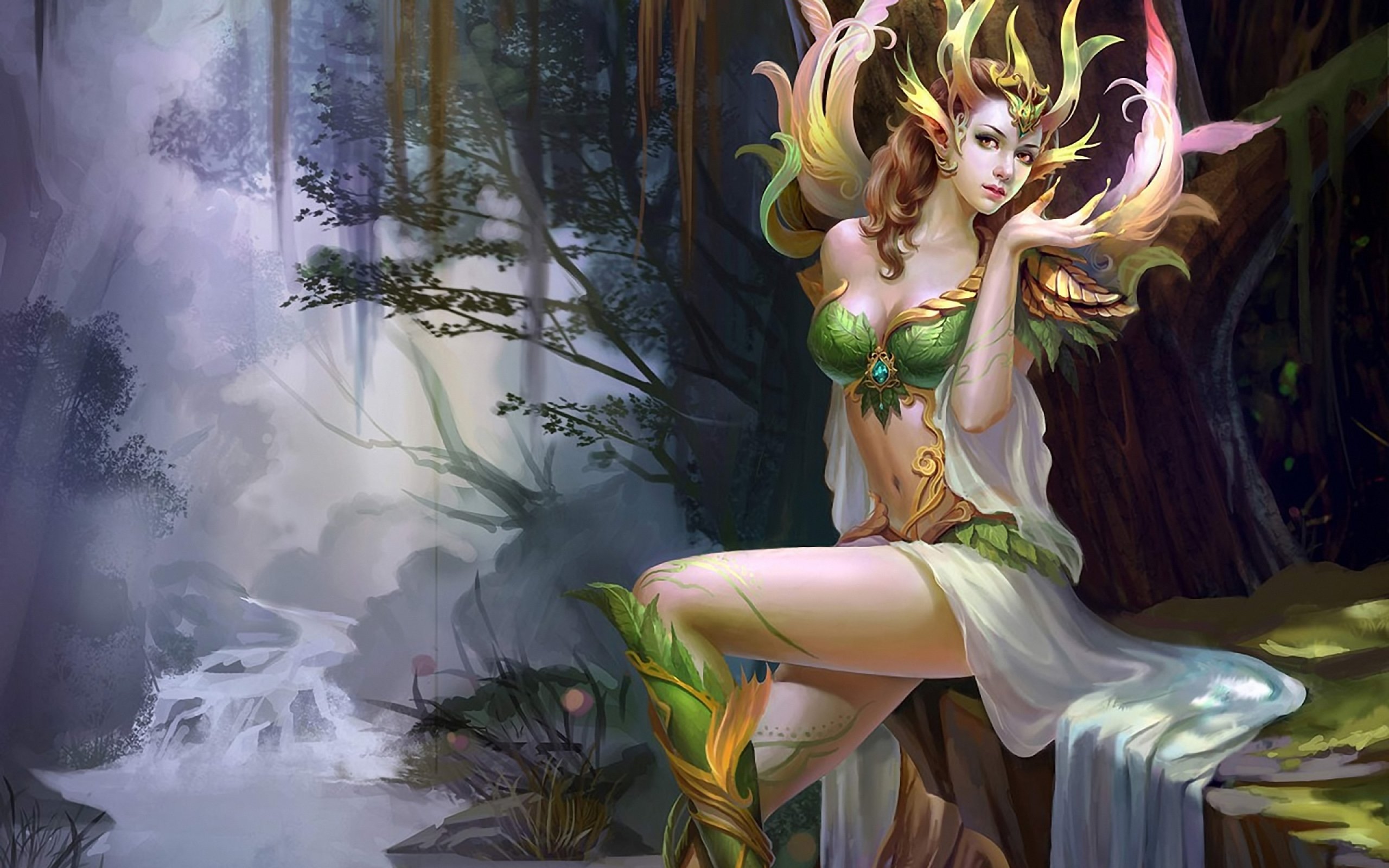 fairy, Fairies, Fantasy, Girl, Art, Artwork Wallpaper