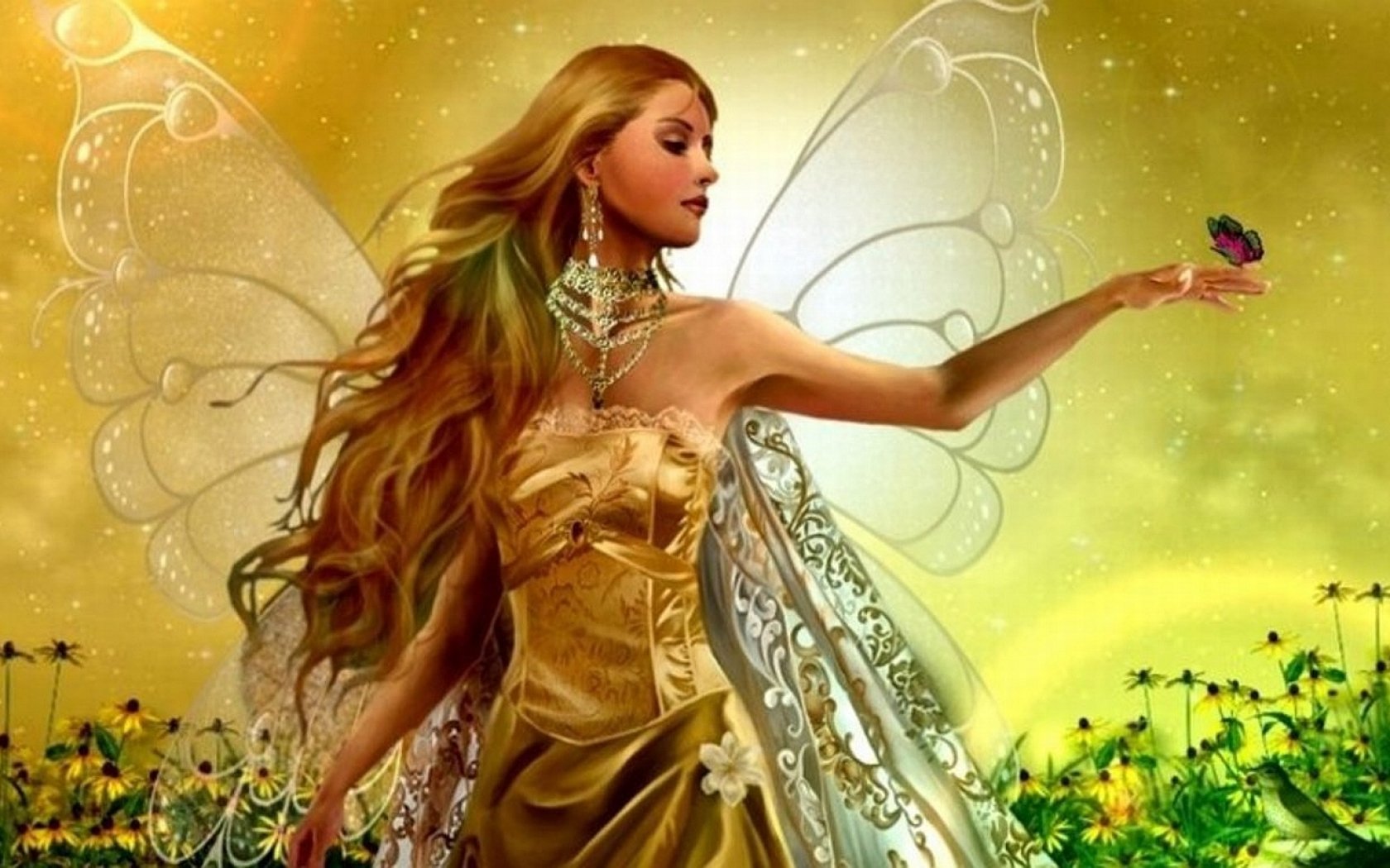 fairy, Fairies, Fantasy, Girl, Art, Artwork Wallpaper