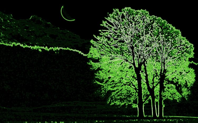 nature, Tree, Landscape, Art, Artwork, Artistic HD Wallpaper Desktop Background