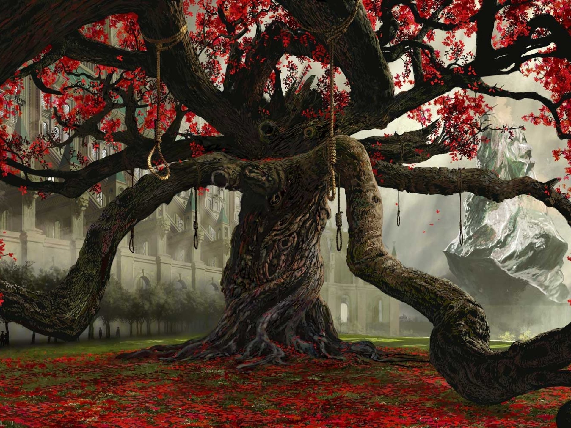 nature, Tree, Landscape, Art, Artwork, Artistic Wallpaper